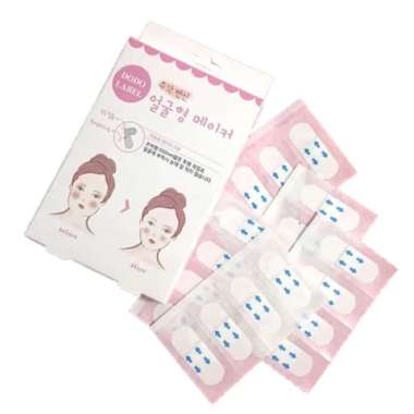 DODO LABEL V Shape face lift tape sticker label tape Stiker Penirus wajah vshape 1 box isi 40 pcs -
