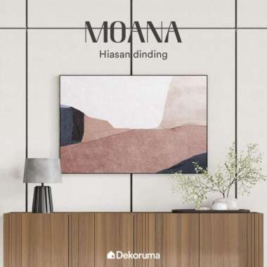 Dekoruma MOANA Hiasan Dinding Ruang Tamu Ukuran 120X80 cm