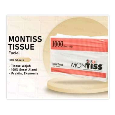 Montiss 1000 sheet Tisu Tissue