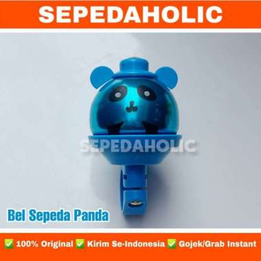 Bel Sepeda Model Panda Beruang Exotic ET-A164 Universal BMX MTB Mini Anak Biru