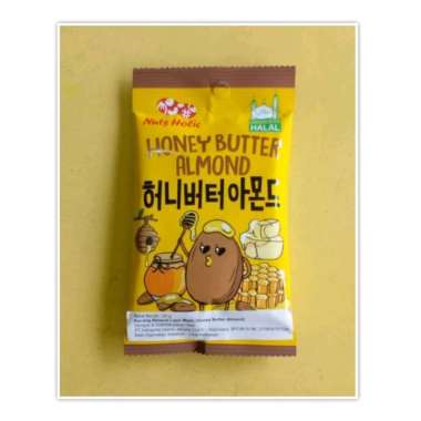 Nuts Holic Honey Butter Almond 30 gr Kacang