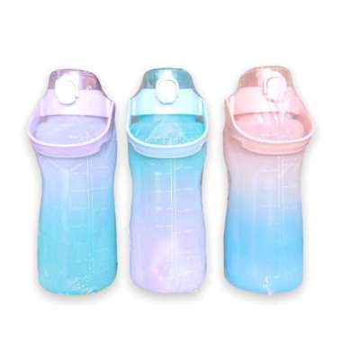 [2 LITER] BOTOL MINUM 2000ML KOREA VIRAL / BOTOL MINUM GRADASI 2 LITER VIRAL RANDOM/ACAK
