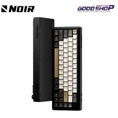 Noir Spade65 65% Aluminum Wireless Mechanical Keyboard Gasket Mount KU Brown Obsidian Black