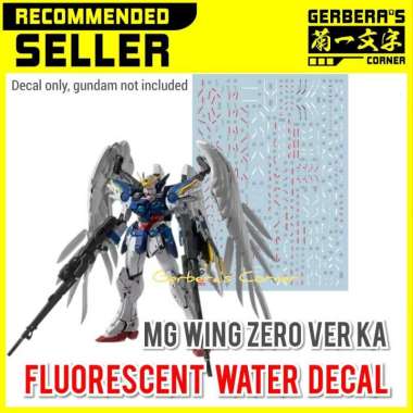 Fluorescent Water Decal MG Wing Zero EW Ver Ka Evolution Studio