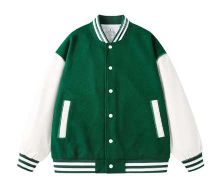 Jemssky Jaket Baseball Polos Botol Putih Distro Unisex Botol Putih L