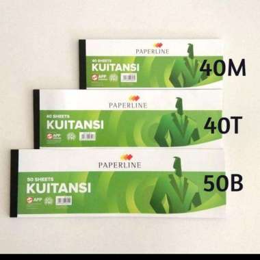 Buku Kwitansi paperline Kecil - Sedang - Besar Kecil