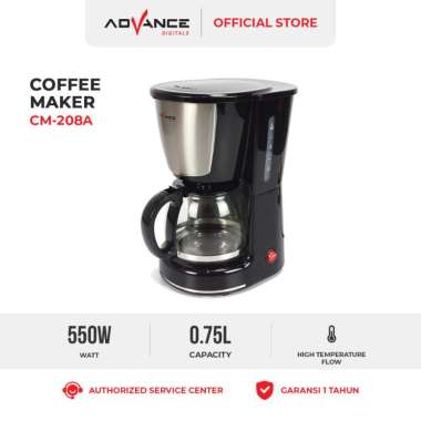 Advance Coffee Maker 750ml Mesin Pembuat Kopi CM208A Garansi Resmi Advance 1 Tahun