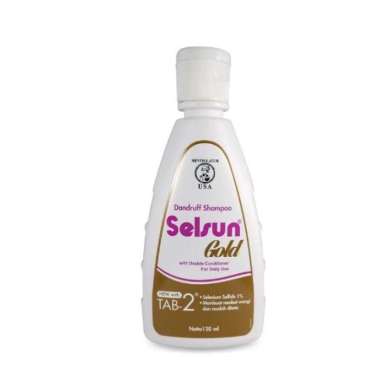 Selsun Shampoo Conditioner Series Shampoo Anti Ketombe Selsun Gold 120ml