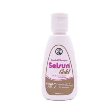 Selsun Shampoo Conditioner Series Shampoo Anti Ketombe Selsun Gold 60ml