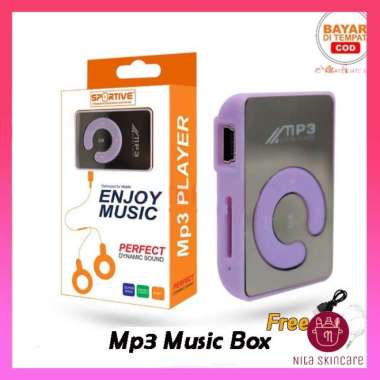 Music Box Mp3 Sportive Enjoy Musik Kotak Free Headset