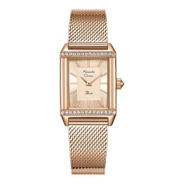 Alexander Christie Wanita AC 2B57 Jam Tangan Wanita Rantai anti air original 100% kekinian Full Rose