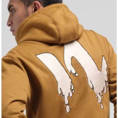 Iwearzule Jaket Hoodie Drip Almond