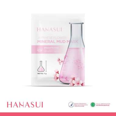 HANASUI Mineral Mud Mask sachet Original Masker Mineral Mud Mask Hanasui Japanese Flower