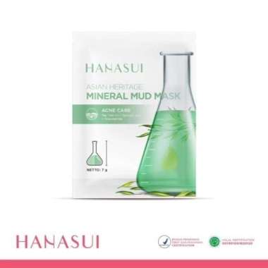 HANASUI Mineral Mud Mask sachet Original Masker Mineral Mud Mask Hanasui Asian Heritage