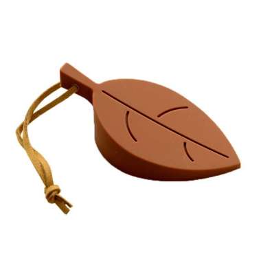 Pengaman Pintu Bentuk Daun Ganjalan Pintu Daun Penahan Pintu Daun Door Cokelat