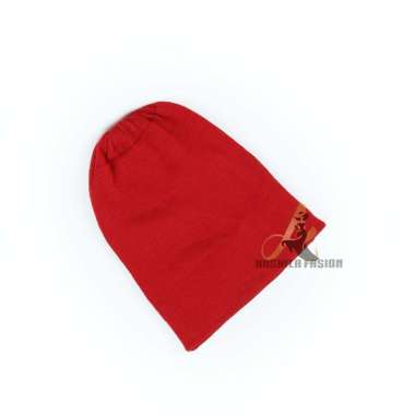 Topi Bayi Kupluk Polos Skater Gratis Bordir Nama Anak Bordir Merah