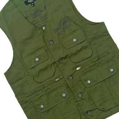 Von Dutch Vest 1252 Army Green XL