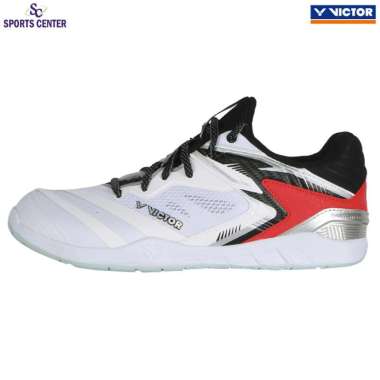 Special Price Sepatu Badminton Victor Player Wide P9200 III / P 9200 III AC White Black 41