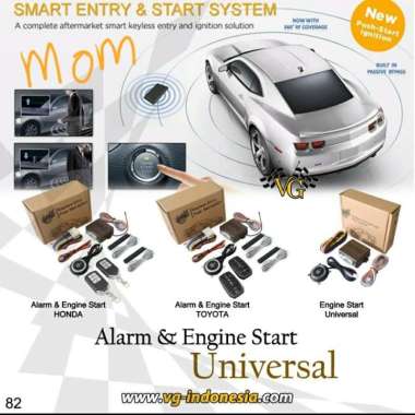 alarm mobil keyless entry + remote engine start Toyota Innova