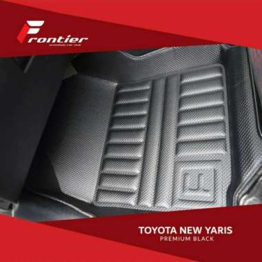 karpet mobil 5d frontier Premium Innova Venturer Full Bagasi Hitam