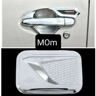 Paket Cover Handle Pintu + Outer + Tank Chrome JSL All New Avanza chrome