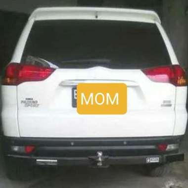 Towing Bar / Tanduk Bumper Belakang Rascar Black Pajero Sport