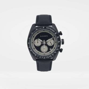 Jam Tangan Pria Elizabeth – Leather Strap 2208-0099 Black