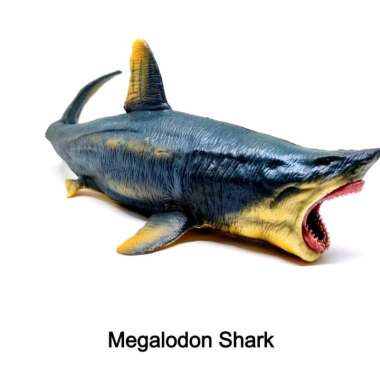 mainan ikan hiu megalodon shark