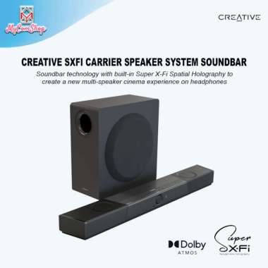 CREATIVE SXFI CARRIER SPEAKER SYSTEM SOUNDBAR WITH DOLBY ATMOS SUPER X-FI