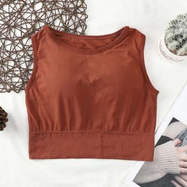 AliMaMa - BRA SPORT STRAP - Pakaian Dalam Push Up Yoga Sport Tali Segitiga Tanpa Kawat Murah Medan B
