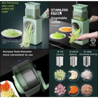 Alat Pemotong Sayur Buah Multifungsi Dapur Vegetable Cutter Mandoline