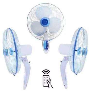 Kipas Angin Wall Fan Remote Miyako KAW 1689 RC PL Kipas Dinding 16inch