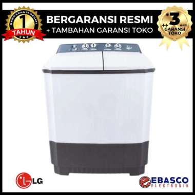 Mesin Cuci LG P8000N / P-8000N / P 8000N - Kapasitas 8Kg 2 Tabung