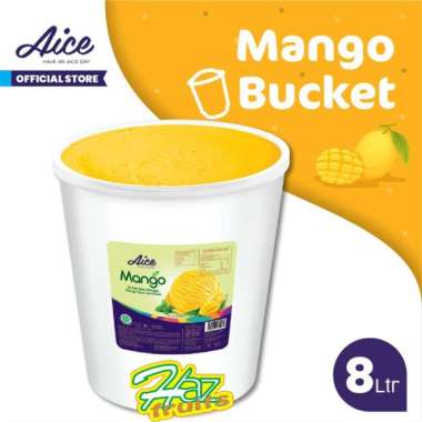 AICE Mango Bucket 8 Liter Mangga Ice Cream Es Krim Ember