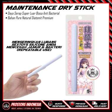 MAINTENANCE DRY STICK - Alat Perawatan Pengering Pembersih Cup Silicone Sextoys Pria Daya Serap Ting