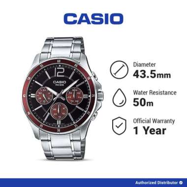 Casio General Jam Tangan Pria Analog MTP-1374D-5AVDF Original