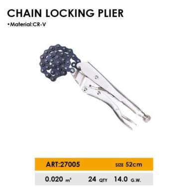 DINGQI Tang Buaya Tang Setel Tang Kunci Tang Jepit Locking Pliers Lock 27005 27005