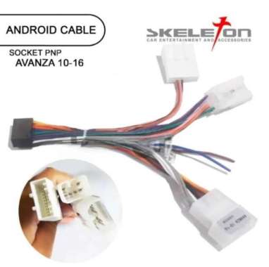 KABEL SOKET HEAD UNIT UNTUK MOBIL TOYOTA AVANZA 2010