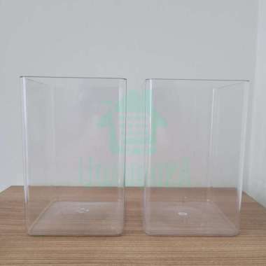 Toples Cupang Akrilik Kotak 2L - Toples Mika - Paxton