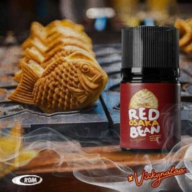 Red Osaka Bean Authentic Japanese Taiyaki 60ML by Rom Factory x Vicky Nalaa / Liquid Red Bean Osaka 