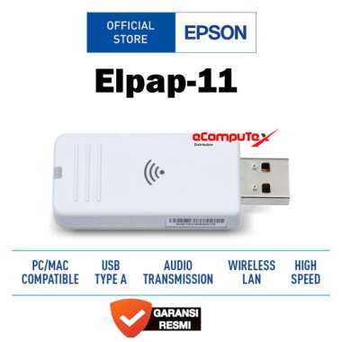 Epson ELPAP11 Adapter Wireless LAN Projector Dongle Wifi Proyektor ELPAP-11 Garansi Resmi