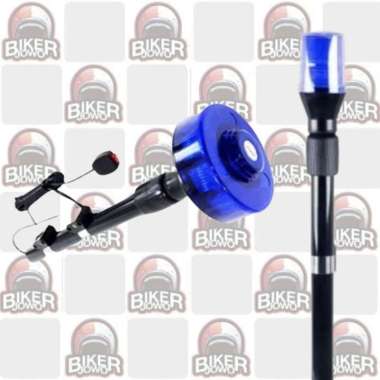 Strobo Rotator Tiang Harley Police Victory Patwal Polisi Blue Whelen Biru STROBO DISK
