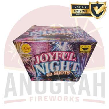 Kembang Api Top Cake Joyful Night Fan 60s 0.8"