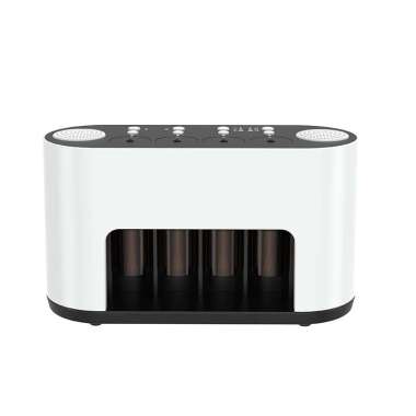 Multifunctional Waterless Four Nozzles Essential oil Aroma Diffuser with Bluetooth Music Speaker put