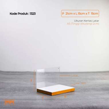 Pop Display Stand Booth Alas Pajang Produk - Inpihouse 1323-PUTIH