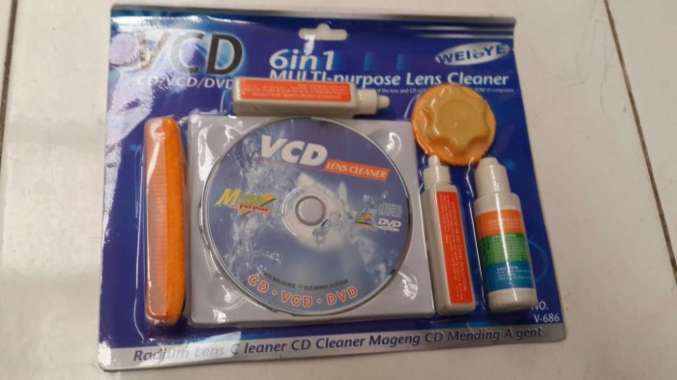 Pembersih CD VCD DVD multifungsi