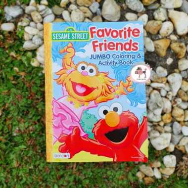 Sesame Street Favorite Friends Jumbo Coloring and Activity Book