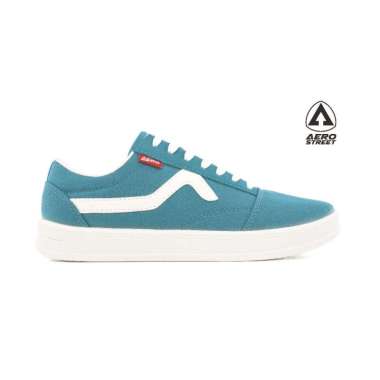 Aerostreet 37-44 Massive Low 2.0 Natural Biru Tua Pastel - Sepatu Sneakers Casual 40