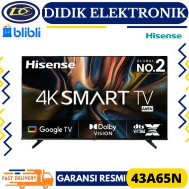Tv HISENSE 43A65N 43 Inch Smart Google Tv 4K UHD