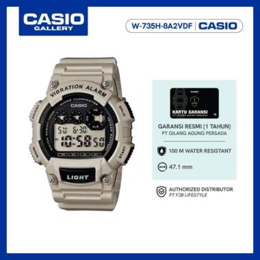 Casio Jam Tangan Original W-735H-8A2VDF